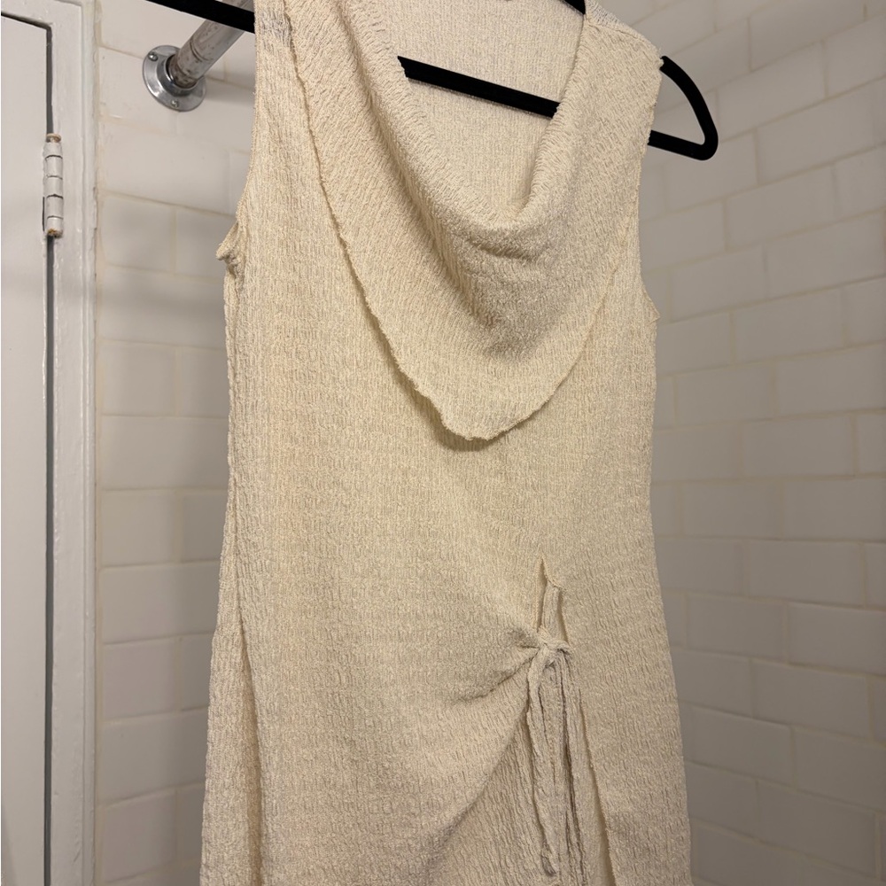 Zara Textured Cream Top